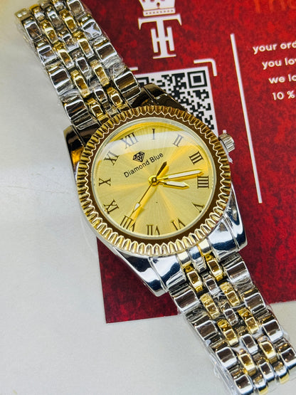 Two Tone Gold Aoqili Roman Watch for her