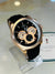 Black Gold CR7 All Chronographs Leather Watch