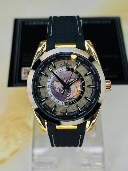 Black Copper Aqua Terra Omega Watch