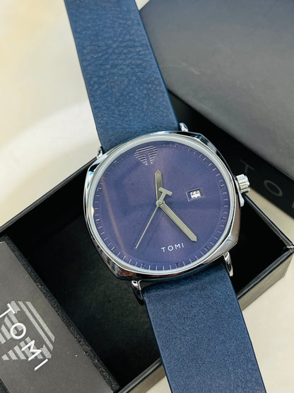 Tomi All Blue Sleek Dial Watch