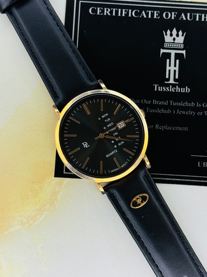 DL Mentor Premium Day Date Watch