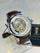 Timekey Brown Strap Ballon Skeleton Dial Watch