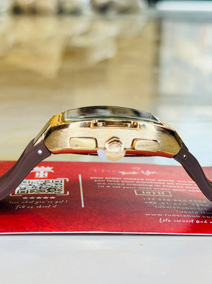 D-Ziner RM Brown Copper Chronograph Watch