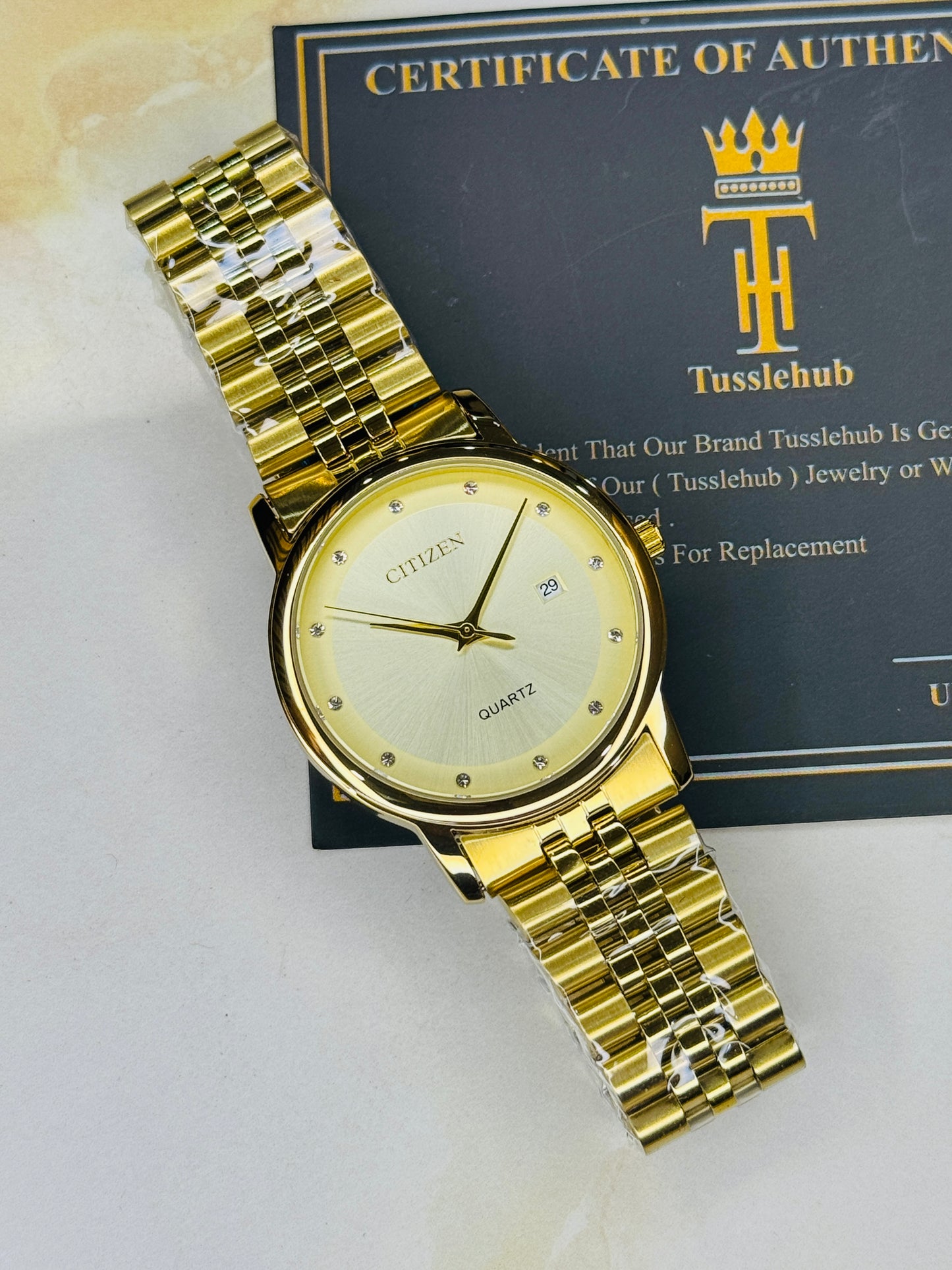 All Gold Citizen Prestige Watch