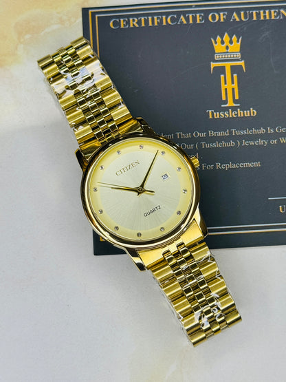 All Gold Citizen Prestige Watch