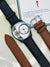Dual Straps Tomi Facegear White Silver Dial Watch