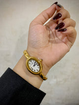 Gold Bangle Watch For Her