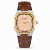 Heritage Ellipse Brown Strap Dress Watch
