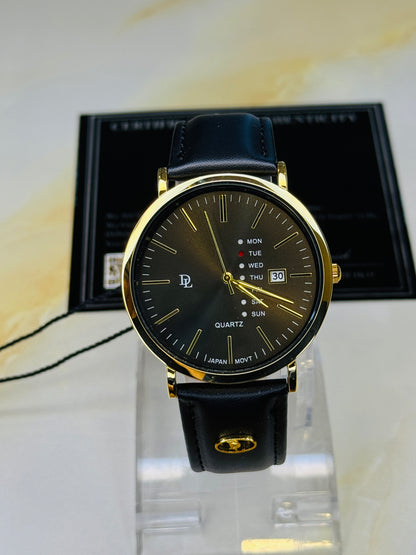 DL Mentor Premium Day Date Watch