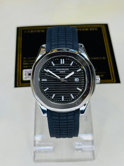 Black Silver Black Aquanaut Watch