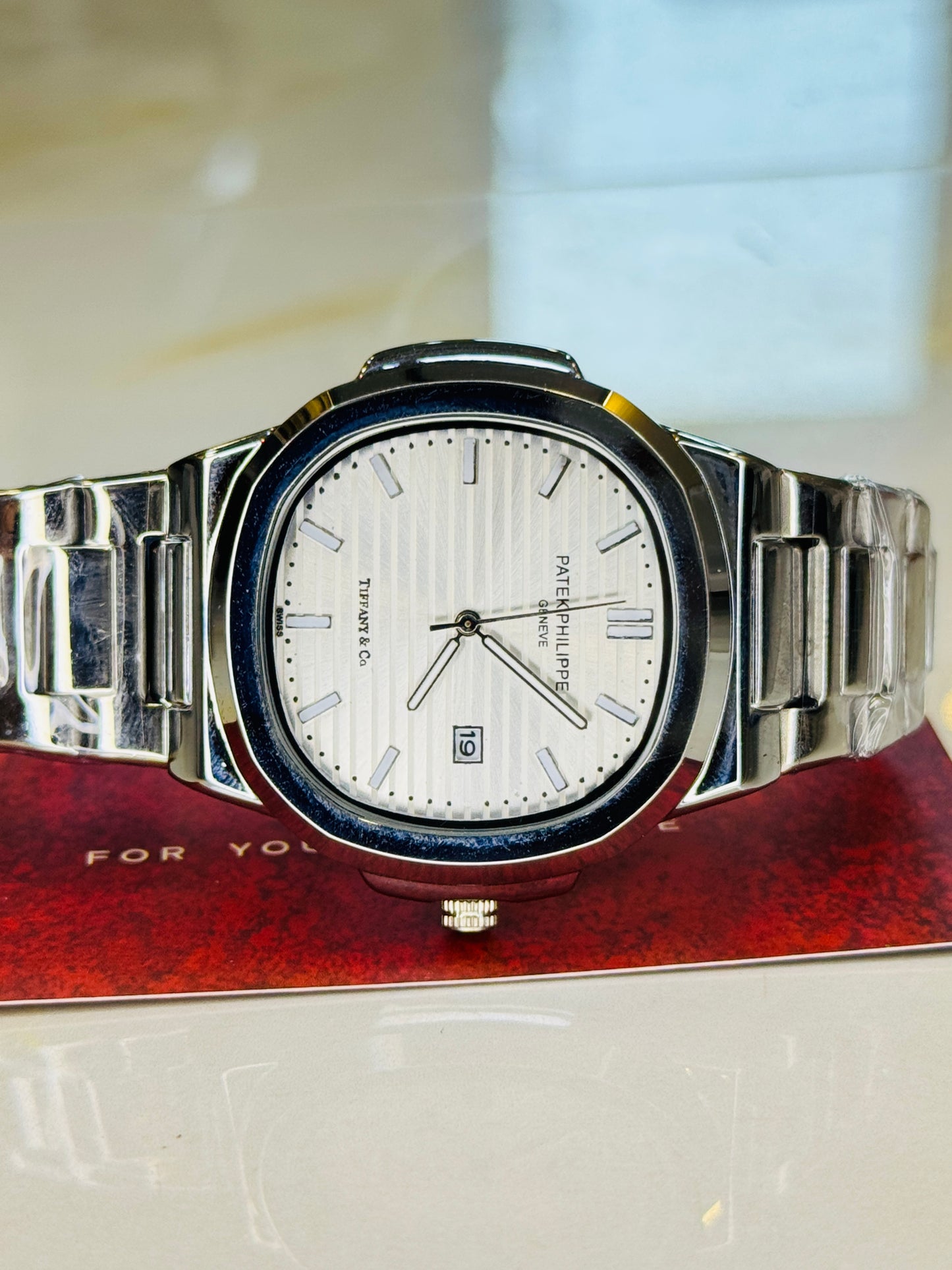 Silver White Nautilus Tiffany & co