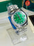 Date Just Silver Green Diamond Dial Quartz Master Clone Watch