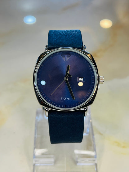 Tomi All Blue Sleek Dial Watch