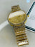 Gold Round Iced Out Piaget Watch