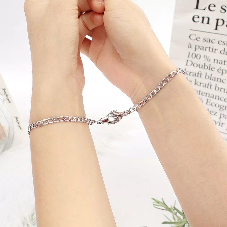 Shaking Hands Magnetic Bracelets