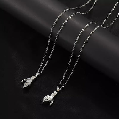 Shaking Hands Magnetic Pendants