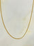 1mm Gold Snake Chain