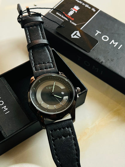Tomi All Black Royal Dial Watch