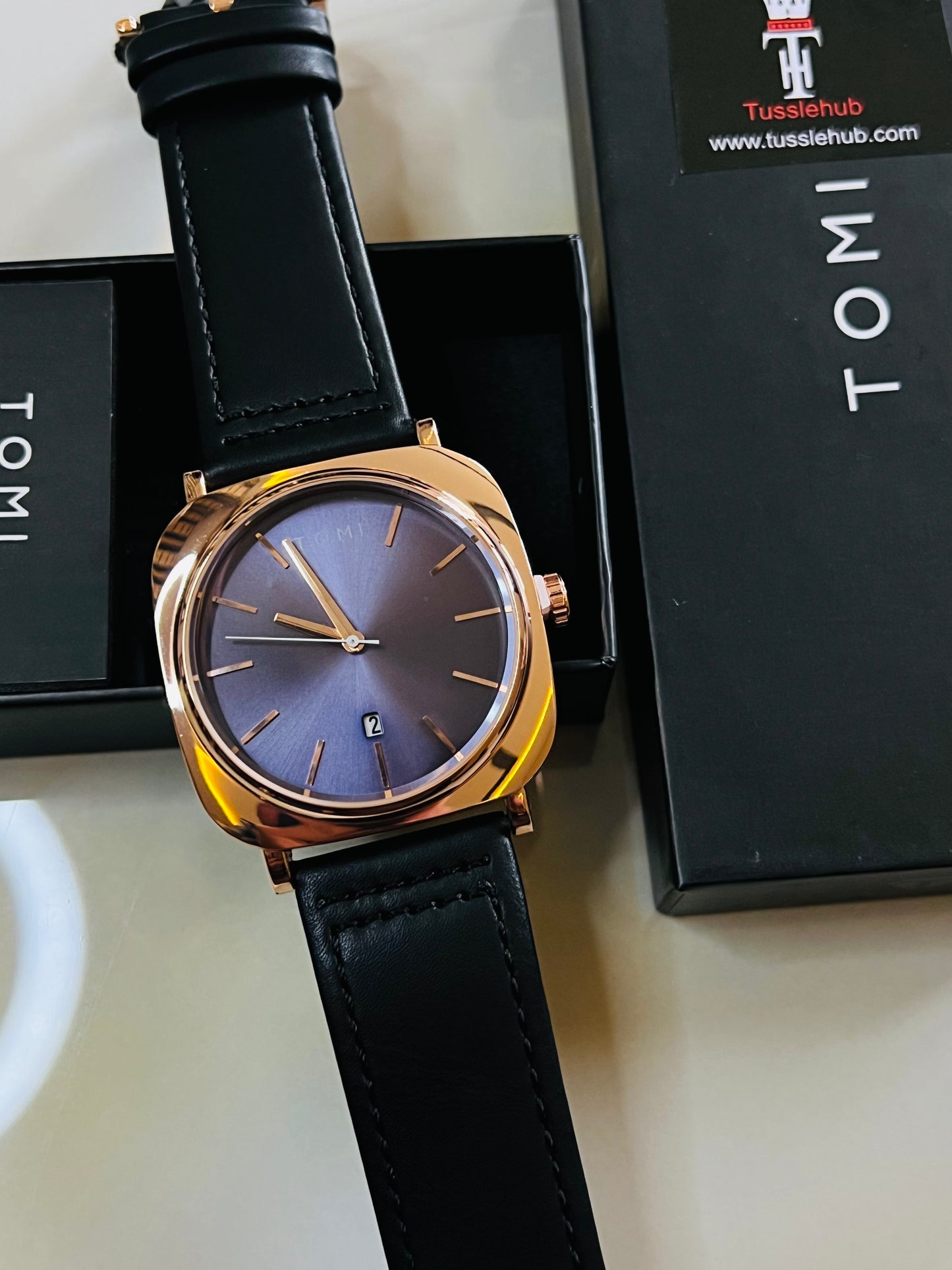 Tomi Business Class Gold Dial Watch
