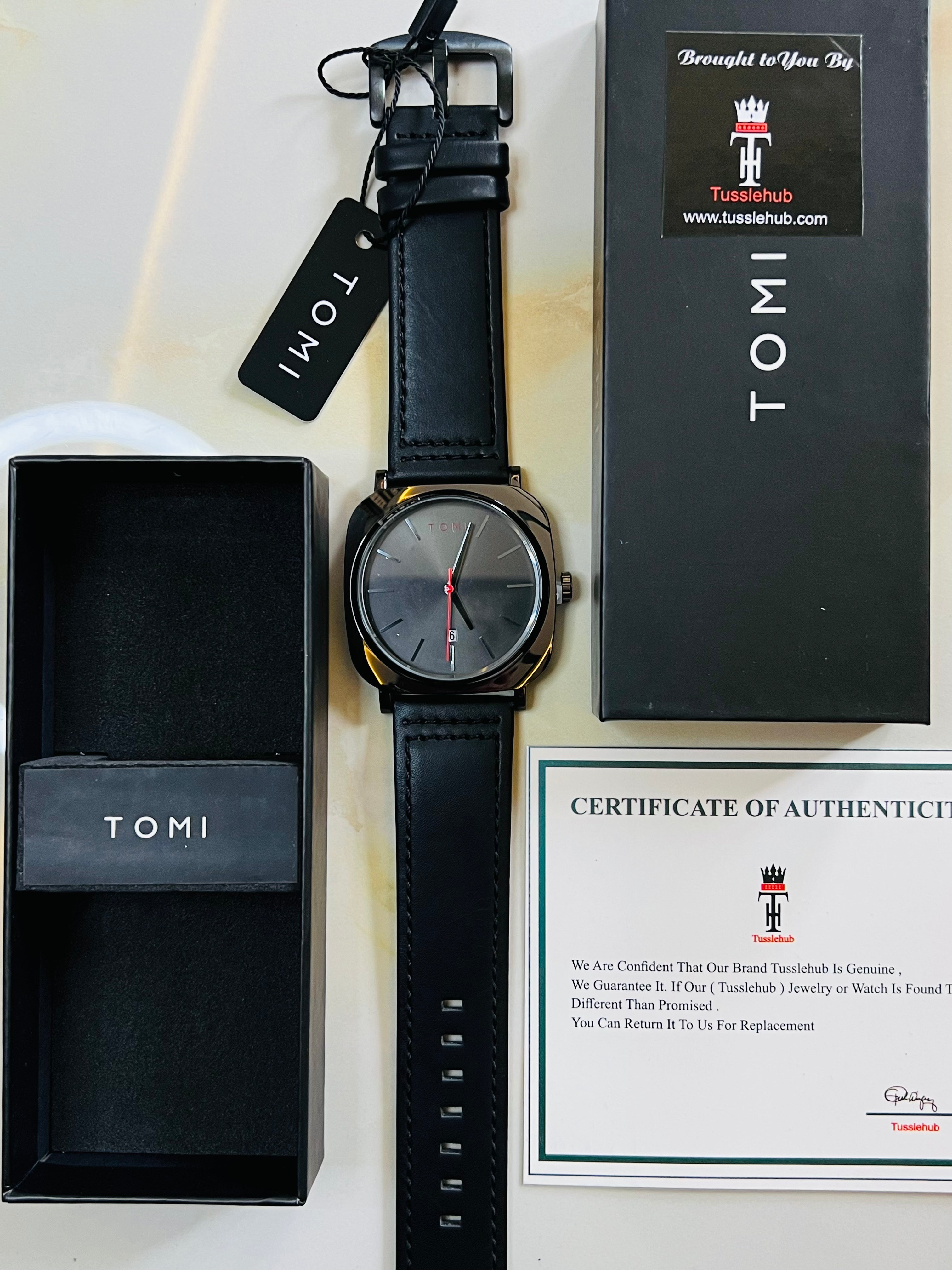 Tomi Black Business Class Watch