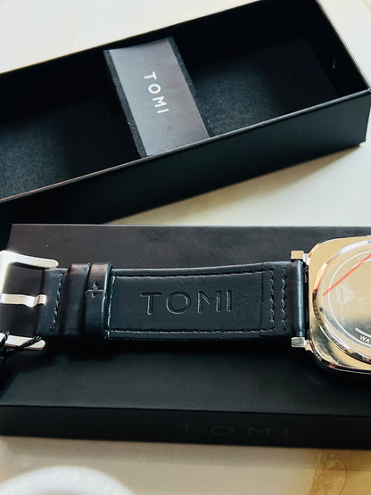 Tomi Black Silver Business Class Watch